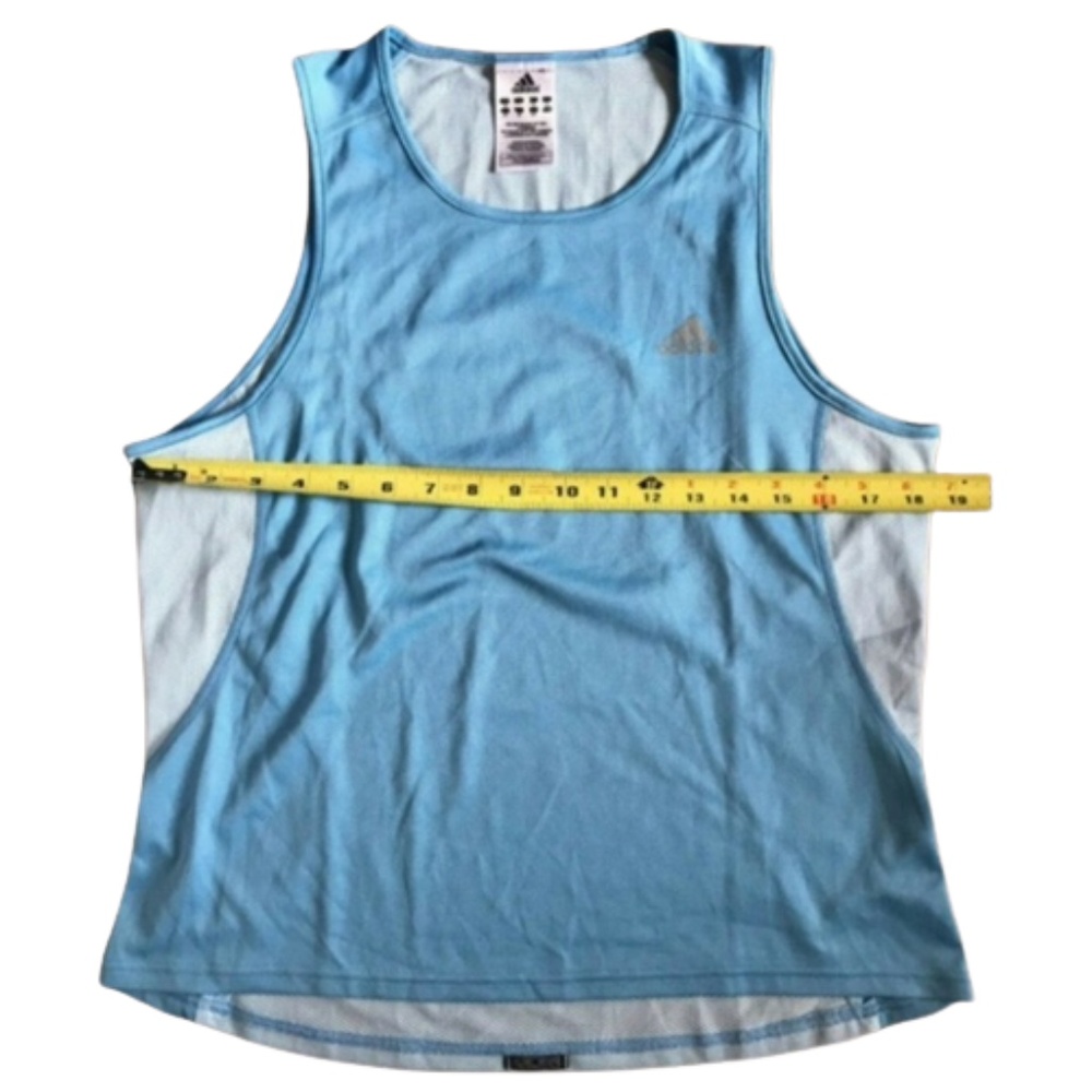 ADIDAS galaxy blue sleeveless active wear tank - Picture 6 of 8